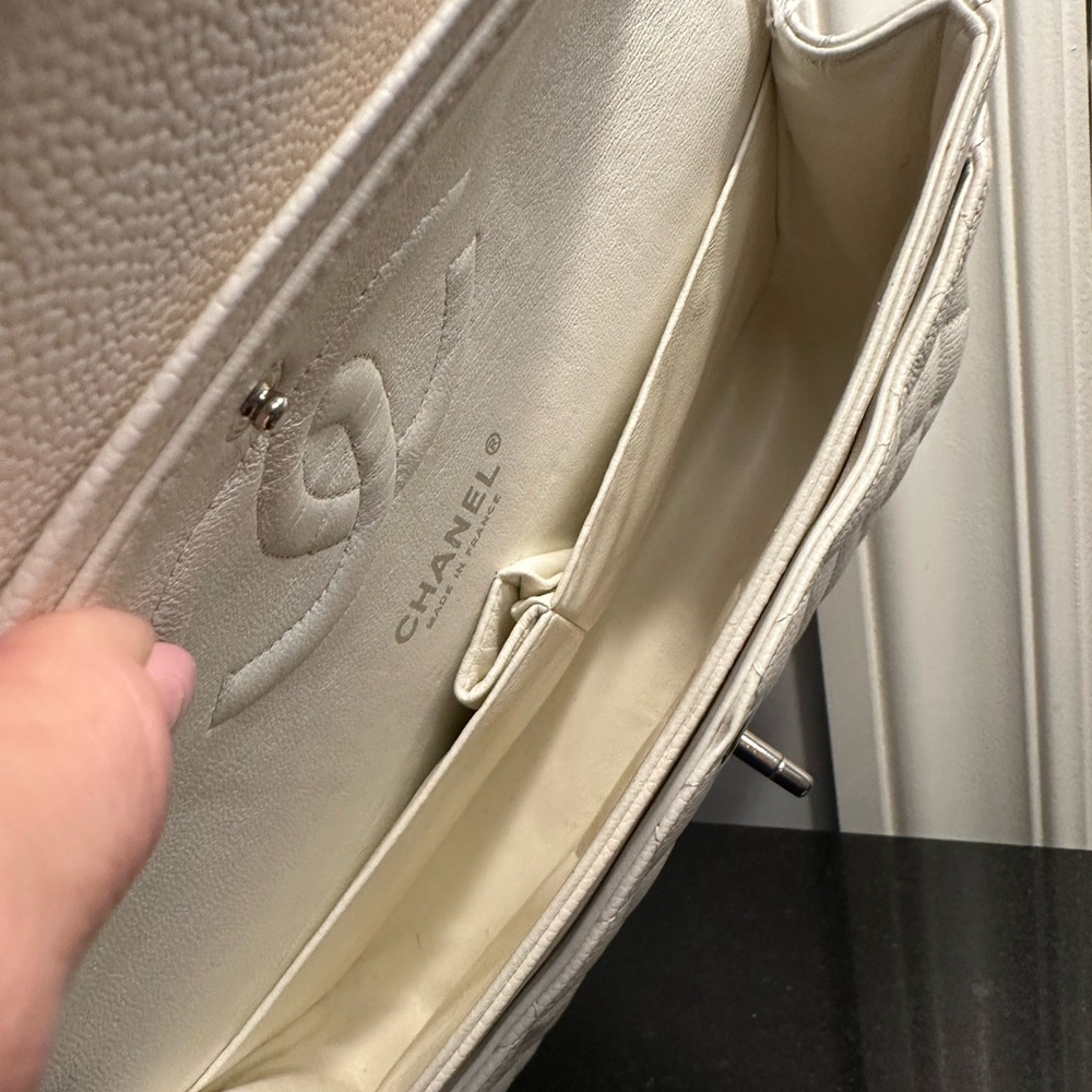 Chanel Caviar Medium Classic Double Certified Authentic - Picture 7 of 10